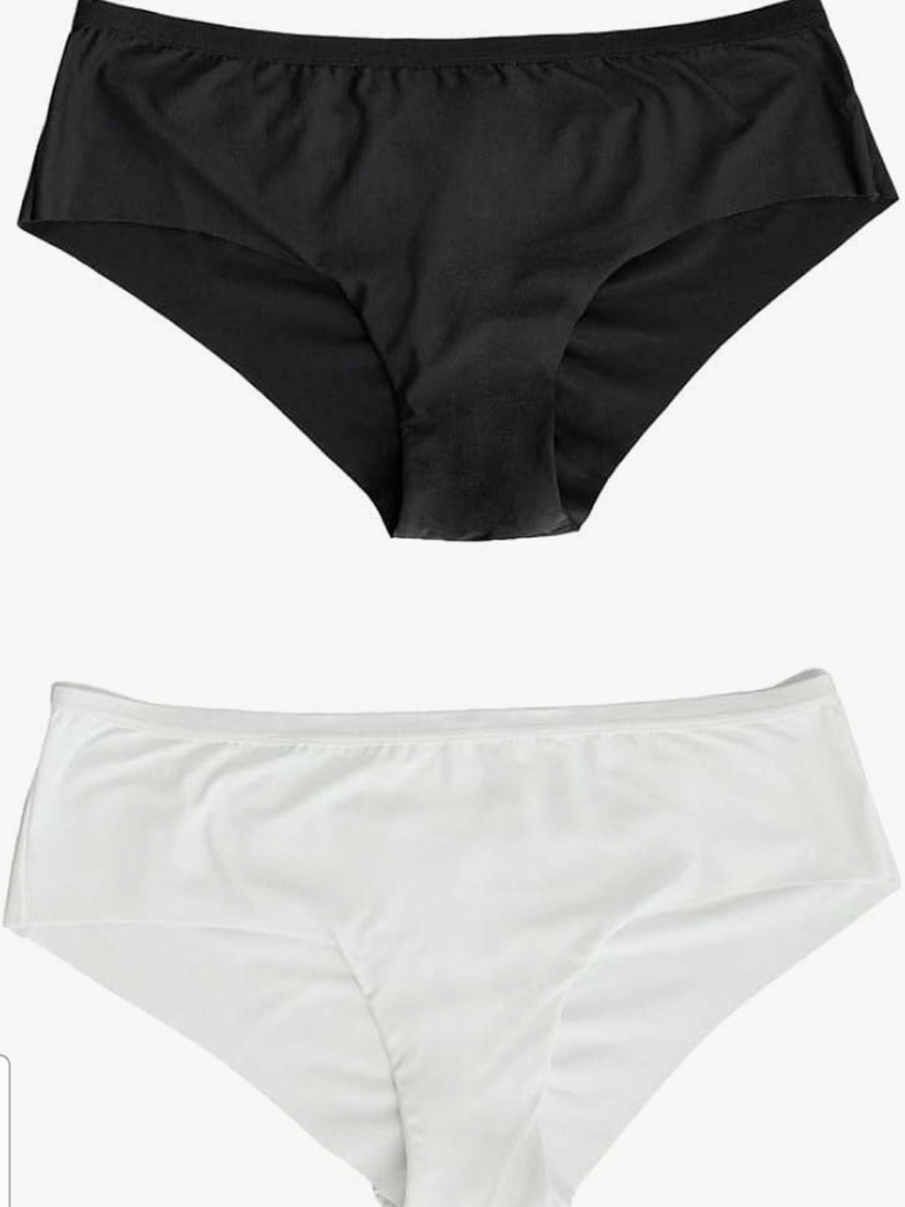 Leonisa 2Pack Soft Low-Rise Cheeky Panties for Women Natural Butt Lifter Panties